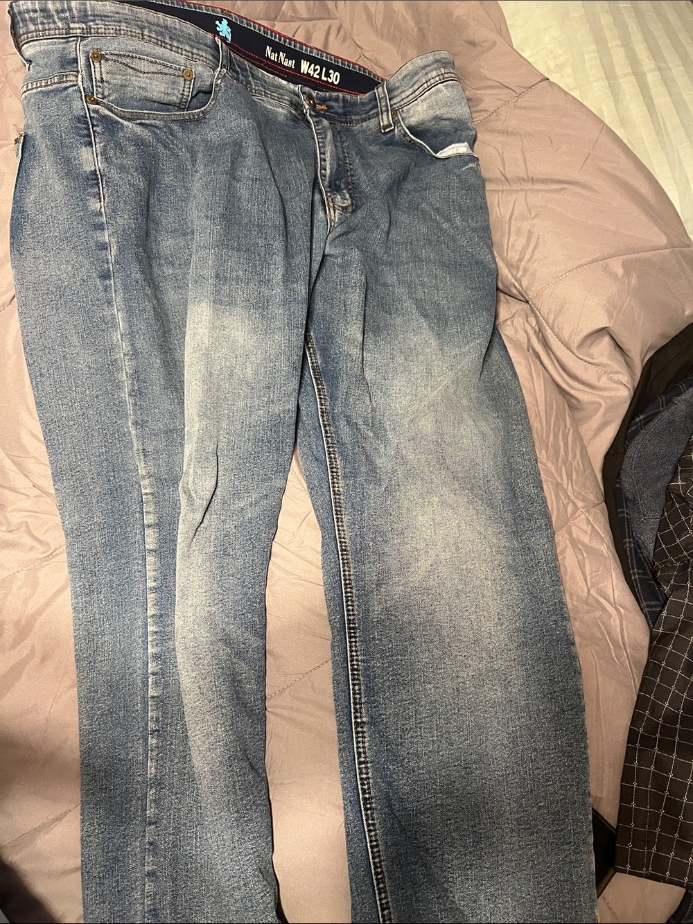 Nat Nast Relaxed Light Blue Washed Jeans
